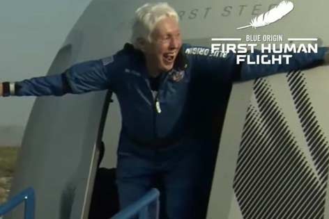 Wally Funk, la aviadora de 82 años que cumplió su sueño al volar con Blue Origin al espacio